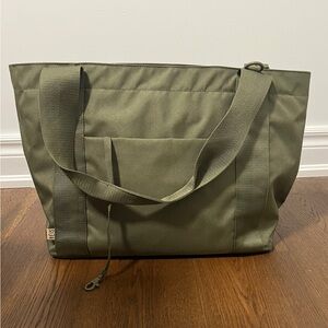 BEIS NWOT Olive Green Tote Bag